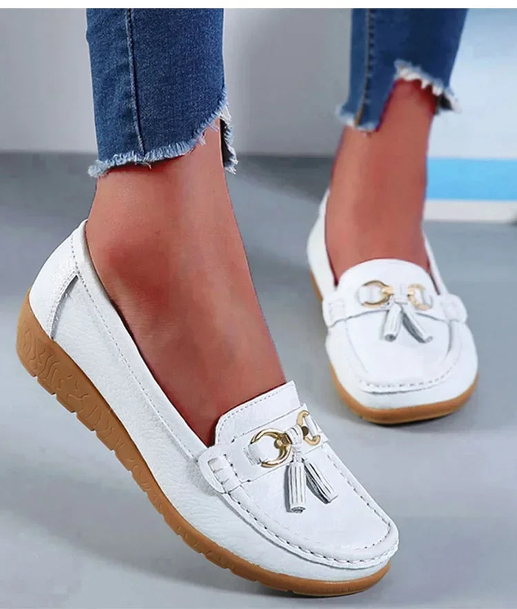 Shoes for Women Casual White Slip On Loafers Sneakers Woman Soft Low Heels Sports Tennis Woman Casual Sneaker Female Footwear
