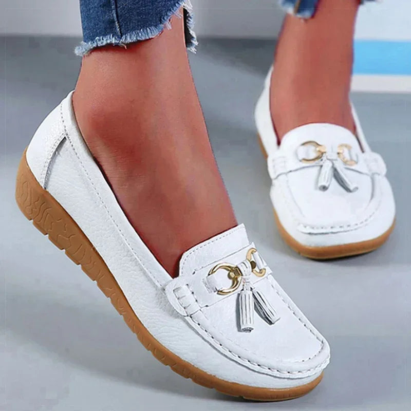 Shoes for Women Casual White Slip On Loafers Sneakers Woman Soft Low Heels Sports Tennis Woman Casual Sneaker Female Footwear