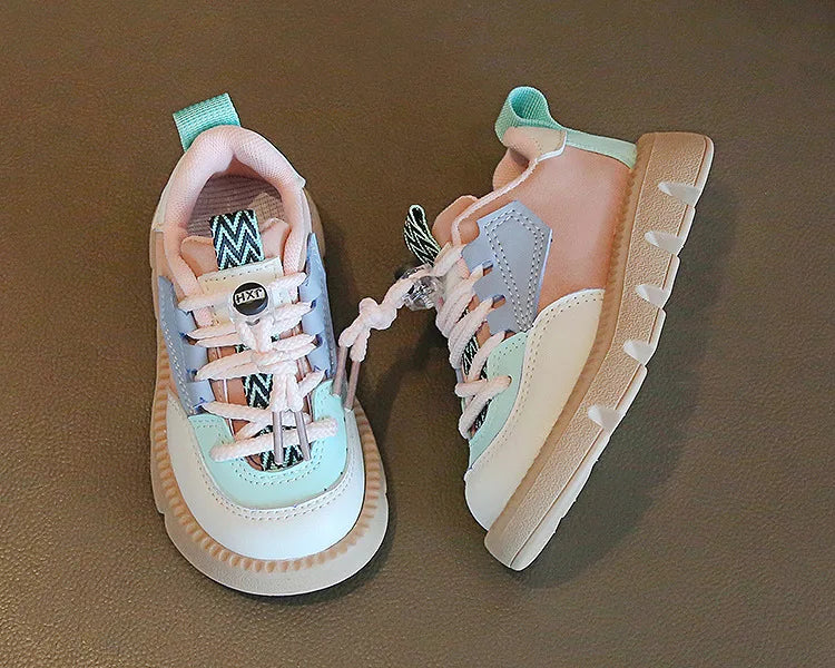 Kids Sports Shoes Spring Autumn 1-6 Years Children Casual Outdoor Sneakers Boys Girls Soft Sole Breathable Running Shoes 21-30