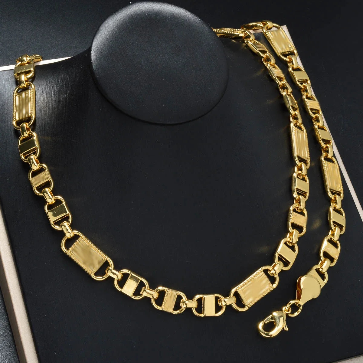 ZEADear 2024 New Jewelry Sets Good Quality Necklace Men Bracelet Women Gold Color Chains Links Female Party Gift for Friends