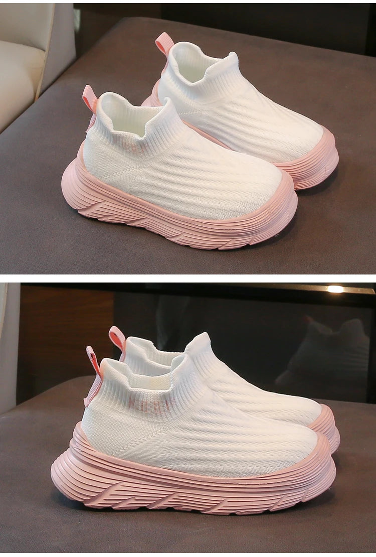 Children Casual Shoes for Boys Girls 2025 Autumn New Toddler Slip-on Walking Sneakers Breathable School Running Lightweight Shoe