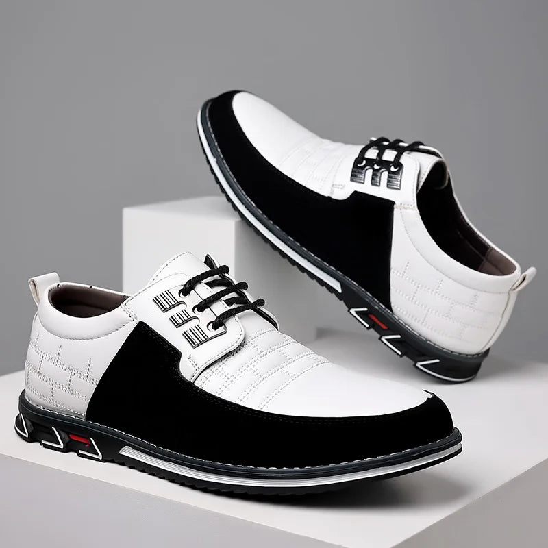 Casual Leather Shoes for Men Trend Men Business Shoes Office Comfort Working Footwear Man Loafers Big Size 38-50 Tenis Masculino