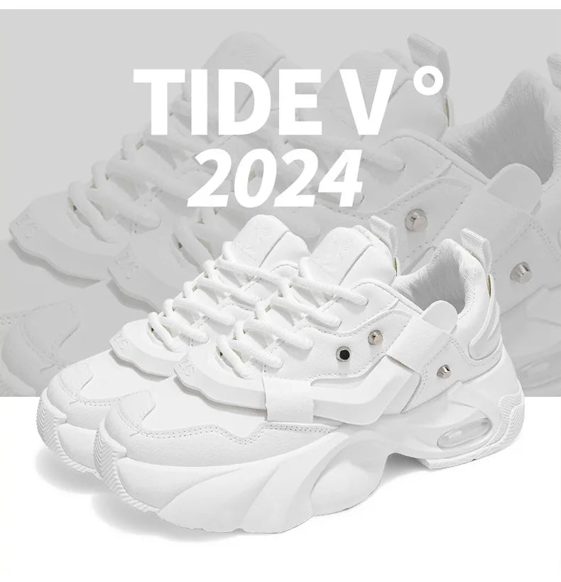 Shoes Men High Quality Platform Sneaker Fashion High-top Leather Sports Men 2026 Thick-soled Casual Shoes Zapatillas Hombre