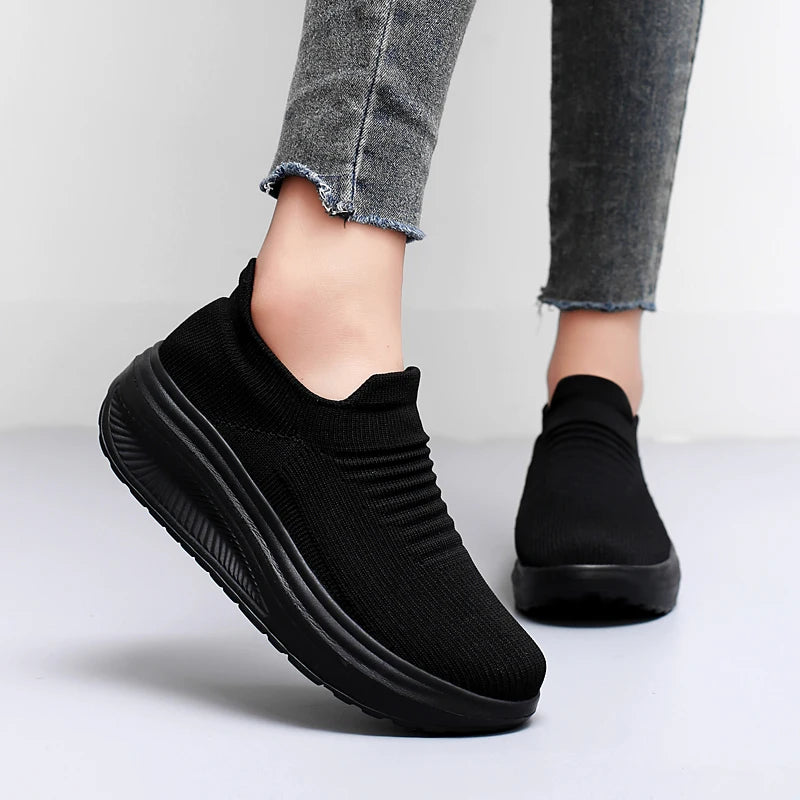 Shoes for Women Spring Autumn Breathable Fashion Platform Sneakers Women Casual Women Shoes Loafers Walking Zapatos De Mujer