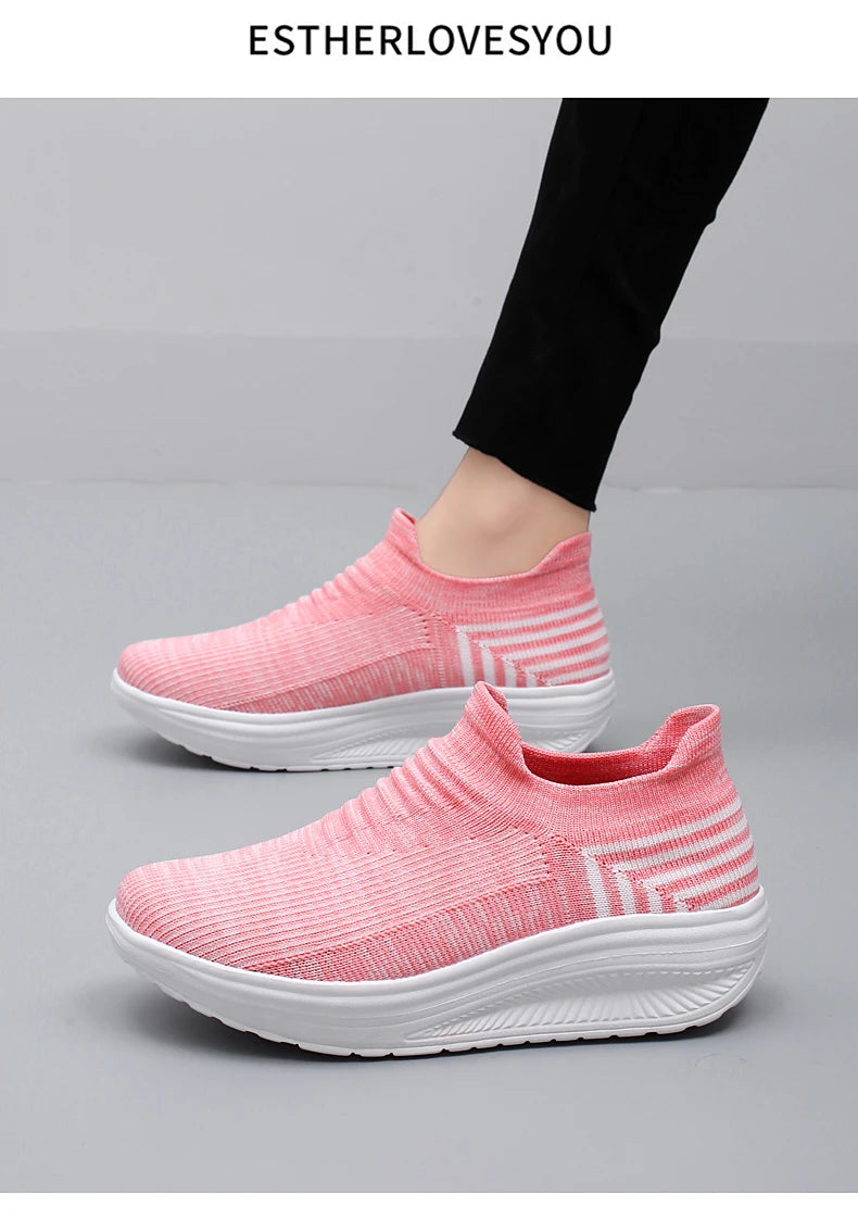 Shoes for Women Spring Autumn Breathable Fashion Platform Sneakers Women Casual Women Shoes Loafers Walking Zapatos De Mujer