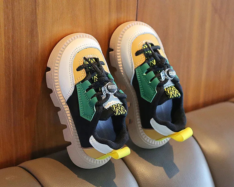 Kids Sports Shoes Spring Autumn 1-6 Years Children Casual Outdoor Sneakers Boys Girls Soft Sole Breathable Running Shoes 21-30