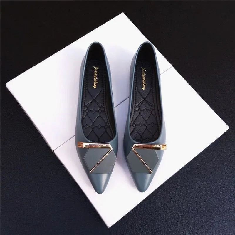 Popular Shoes For Women Korean Style Woman Flats Comfortable Genuine Mark Cheap Clearance Hot Trendy Non Slip Shoe Offer