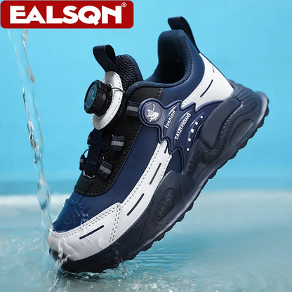 Fashion Children Shoes Boy Sneaker Non-slip School Casual Walking Shoes Leather Tennis Sport Shoes for Kids Girls 5 To 16 Years