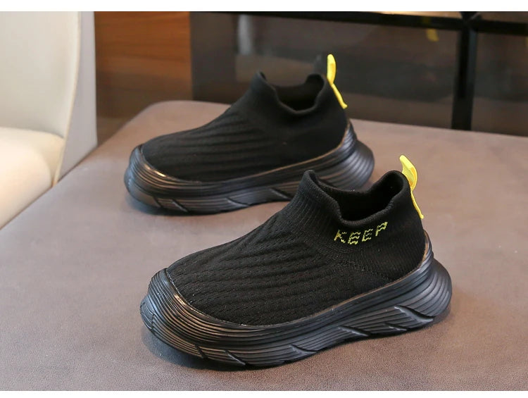 Children Casual Shoes for Boys Girls 2025 Autumn New Toddler Slip-on Walking Sneakers Breathable School Running Lightweight Shoe