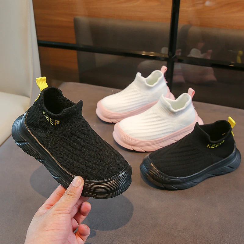 Children Casual Shoes for Boys Girls 2025 Autumn New Toddler Slip-on Walking Sneakers Breathable School Running Lightweight Shoe