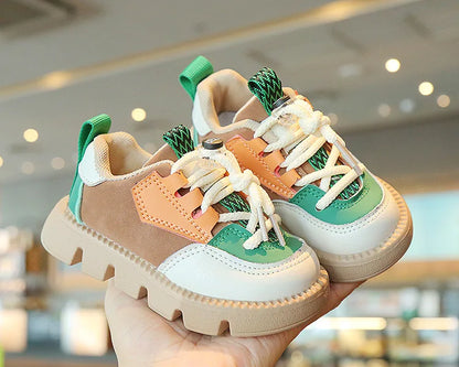 Kids Sports Shoes Spring Autumn 1-6 Years Children Casual Outdoor Sneakers Boys Girls Soft Sole Breathable Running Shoes 21-30