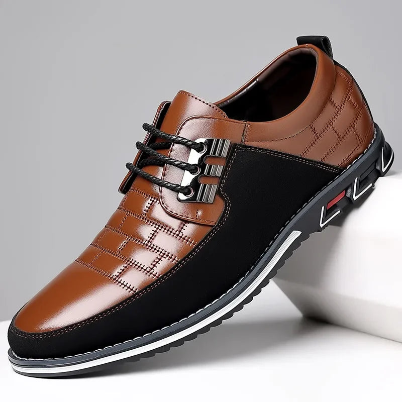 Casual Leather Shoes for Men Trend Men Business Shoes Office Comfort Working Footwear Man Loafers Big Size 38-50 Tenis Masculino