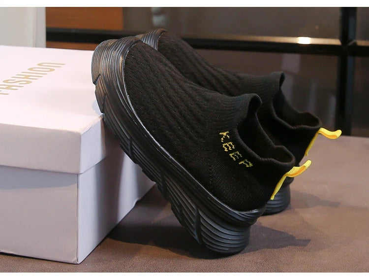 Children Casual Shoes for Boys Girls 2025 Autumn New Toddler Slip-on Walking Sneakers Breathable School Running Lightweight Shoe
