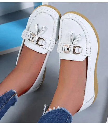 Shoes for Women Casual White Slip On Loafers Sneakers Woman Soft Low Heels Sports Tennis Woman Casual Sneaker Female Footwear
