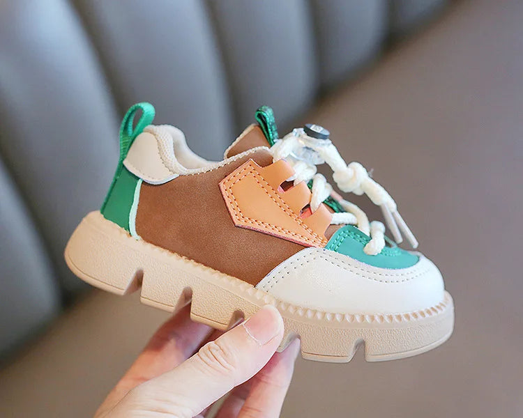 Kids Sports Shoes Spring Autumn 1-6 Years Children Casual Outdoor Sneakers Boys Girls Soft Sole Breathable Running Shoes 21-30