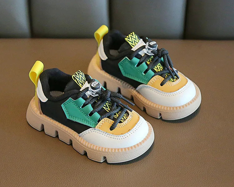 Kids Sports Shoes Spring Autumn 1-6 Years Children Casual Outdoor Sneakers Boys Girls Soft Sole Breathable Running Shoes 21-30