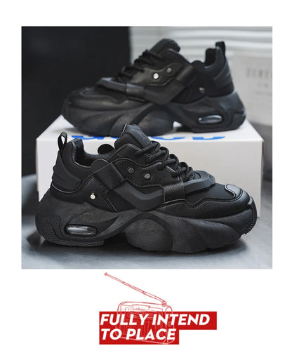 Shoes  Men High Quality Platform Sneaker Fashion High-top Leather Sports Men 2026 Thick-soled Casual Shoes Zapatillas Hombre