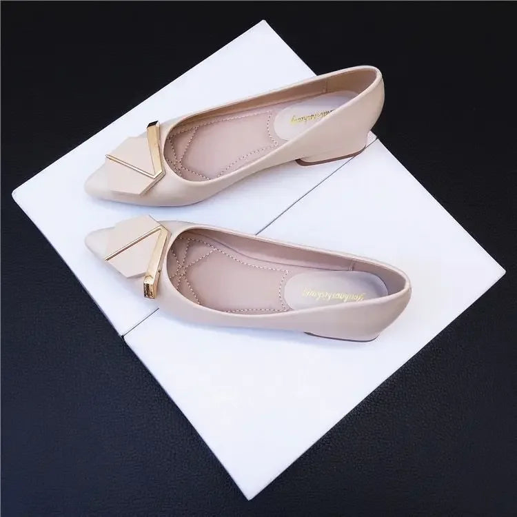 Popular Shoes For Women Korean Style Woman Flats Comfortable Genuine Mark Cheap Clearance Hot Trendy Non Slip Shoe Offer