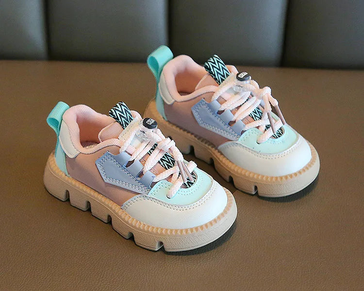 Kids Sports Shoes Spring Autumn 1-6 Years Children Casual Outdoor Sneakers Boys Girls Soft Sole Breathable Running Shoes 21-30