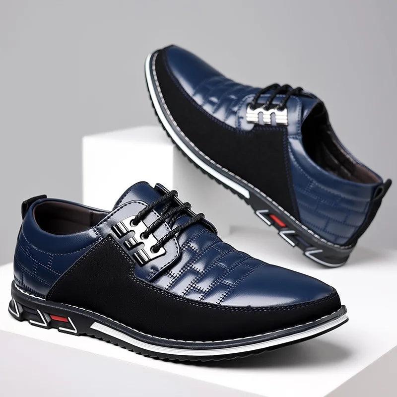 Casual Leather Shoes for Men Trend Men Business Shoes Office Comfort Working Footwear Man Loafers Big Size 38-50 Tenis Masculino