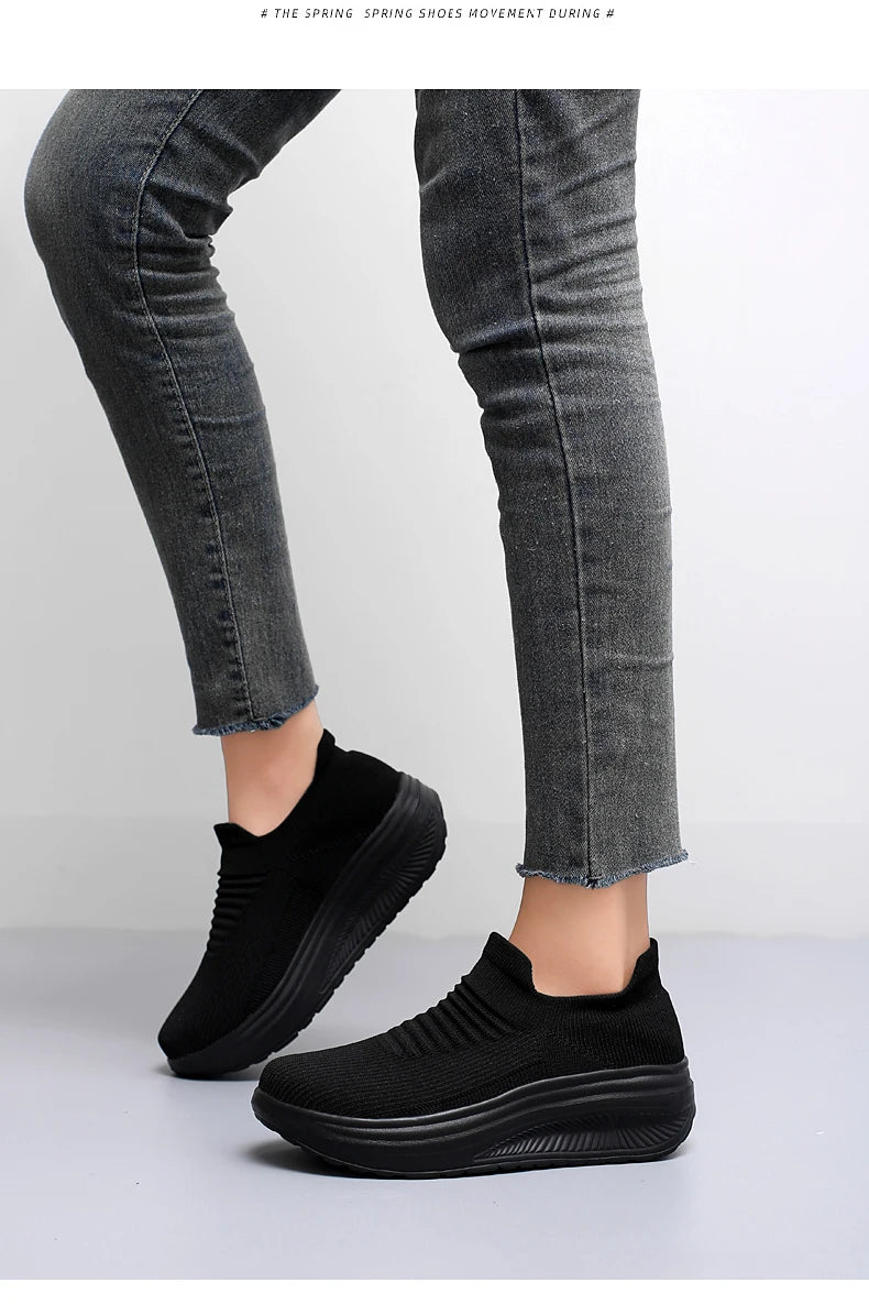 Shoes for Women Spring Autumn Breathable Fashion Platform Sneakers Women Casual Women Shoes Loafers Walking Zapatos De Mujer