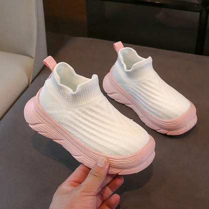 Children Casual Shoes for Boys Girls 2025 Autumn New Toddler Slip-on Walking Sneakers Breathable School Running Lightweight Shoe