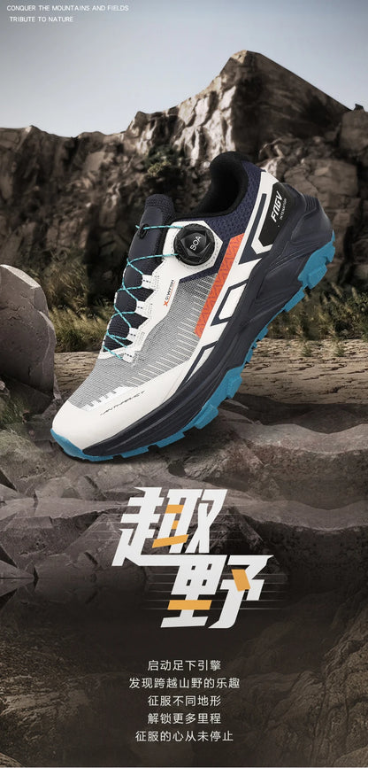 Shoes for Men 2025 New Men Sneakers Leather Waterproof Mountaineering Camping Hiking Shoes Thick Sole Comfortable Running Shoes