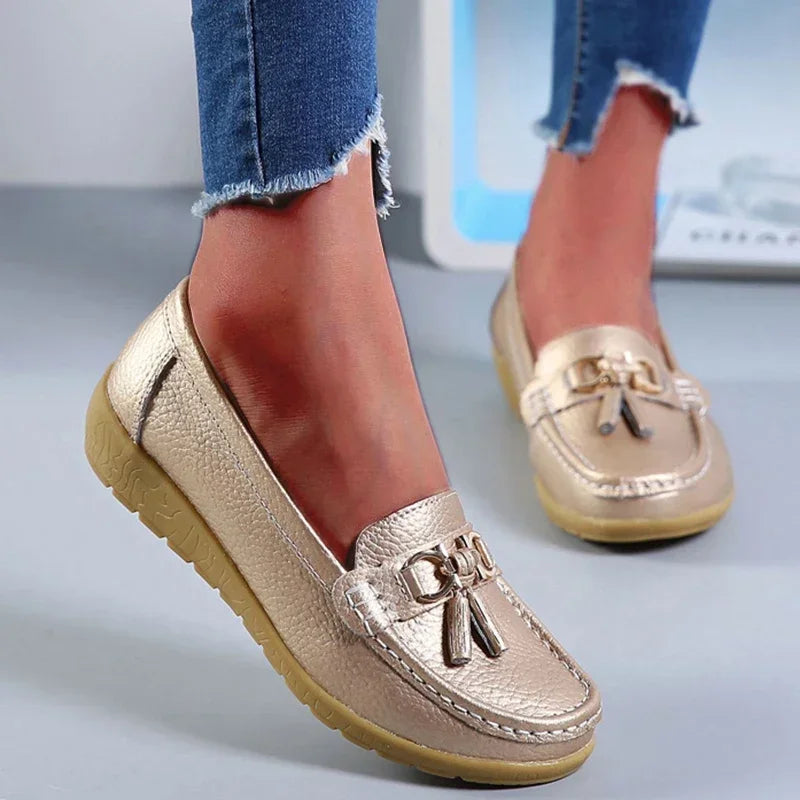 Shoes for Women Casual White Slip On Loafers Sneakers Woman Soft Low Heels Sports Tennis Woman Casual Sneaker Female Footwear