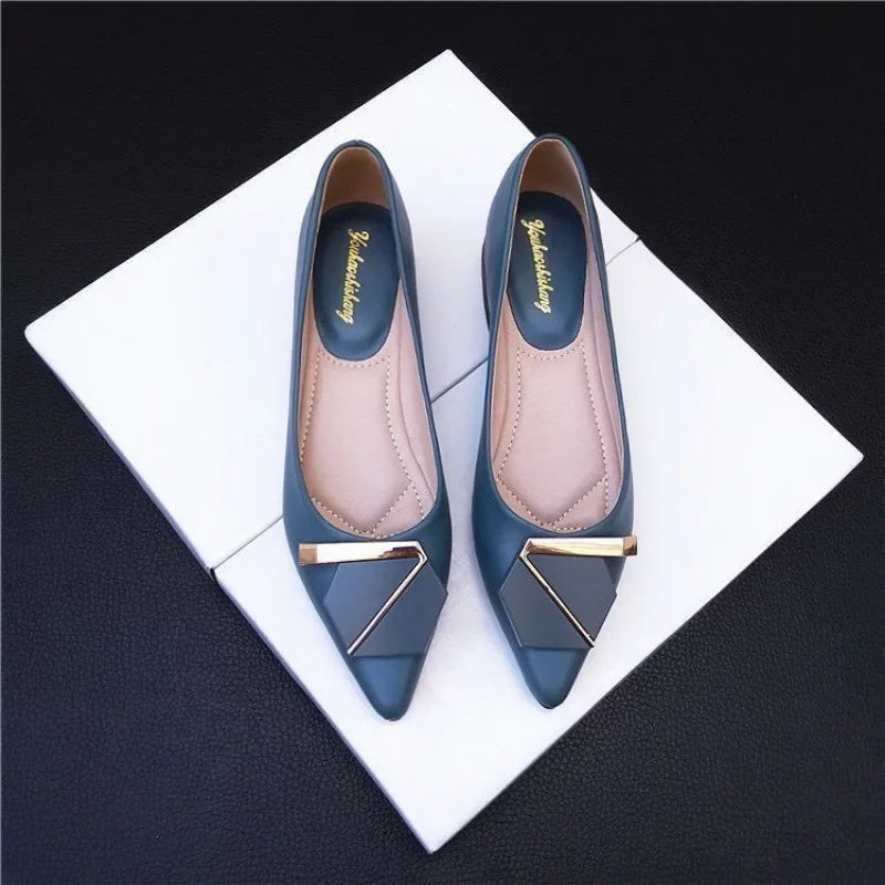 Popular Shoes For Women Korean Style Woman Flats Comfortable Genuine Mark Cheap Clearance Hot Trendy Non Slip Shoe Offer