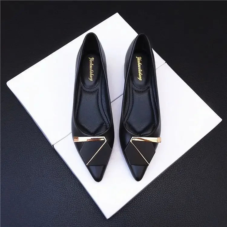Popular Shoes For Women Korean Style Woman Flats Comfortable Genuine Mark Cheap Clearance Hot Trendy Non Slip Shoe Offer