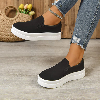 Shoes for Women Spring Leisure Sneakers New Womens Lazy Footwear Lightweight Thick Sole Platform Women Shoes Size 36-43