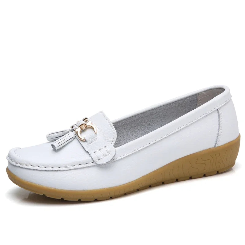Shoes for Women Casual White Slip On Loafers Sneakers Woman Soft Low Heels Sports Tennis Woman Casual Sneaker Female Footwear