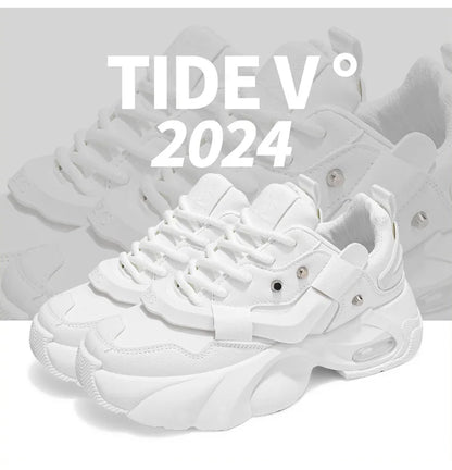Shoes  Men High Quality Platform Sneaker Fashion High-top Leather Sports Men 2026 Thick-soled Casual Shoes Zapatillas Hombre