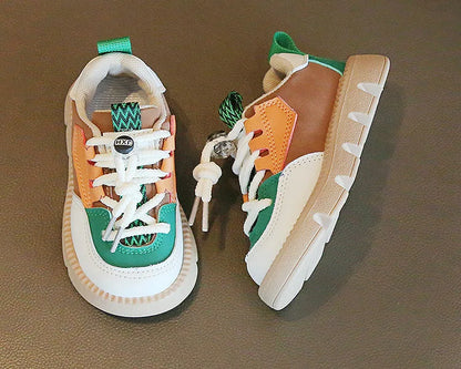 Kids Sports Shoes Spring Autumn 1-6 Years Children Casual Outdoor Sneakers Boys Girls Soft Sole Breathable Running Shoes 21-30