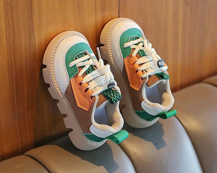 Kids Sports Shoes Spring Autumn 1-6 Years Children Casual Outdoor Sneakers Boys Girls Soft Sole Breathable Running Shoes 21-30