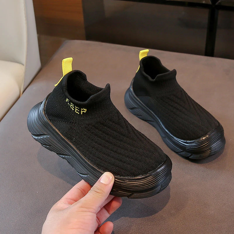 Children Casual Shoes for Boys Girls 2025 Autumn New Toddler Slip-on Walking Sneakers Breathable School Running Lightweight Shoe