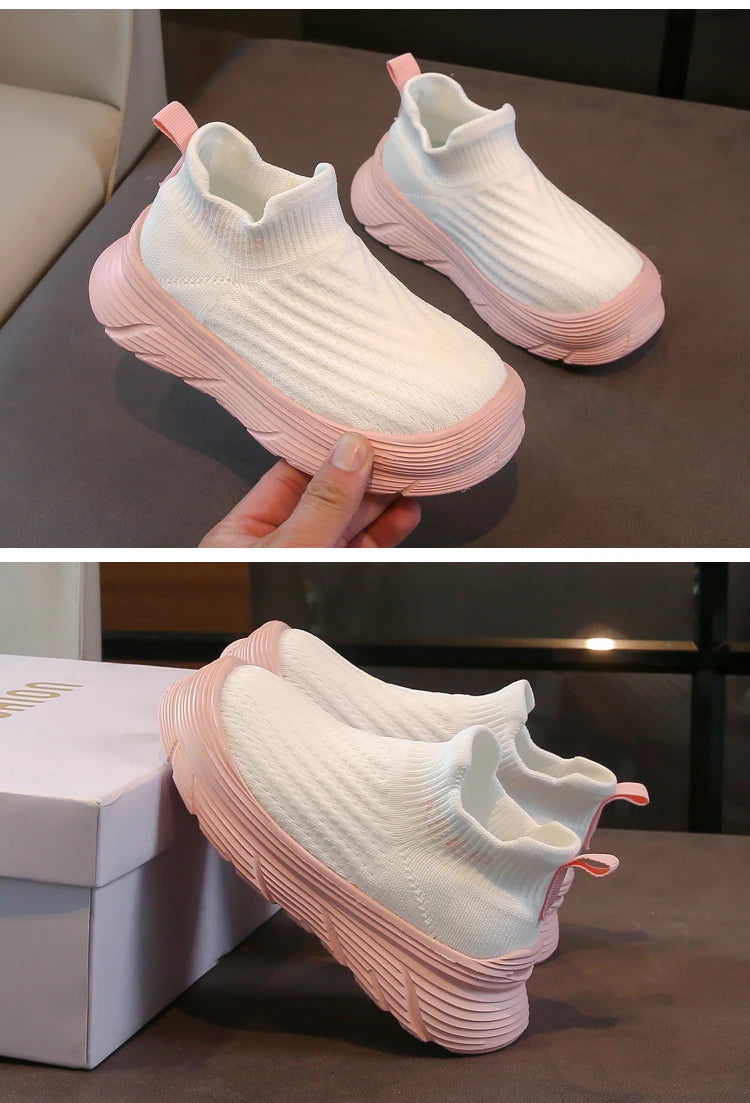 Children Casual Shoes for Boys Girls 2025 Autumn New Toddler Slip-on Walking Sneakers Breathable School Running Lightweight Shoe