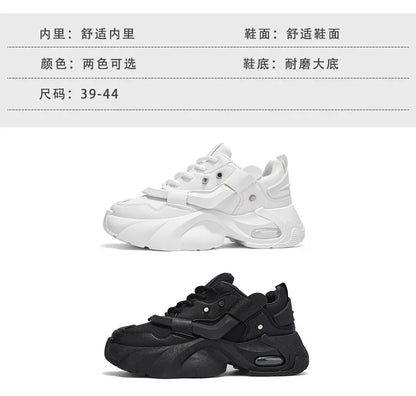 Shoes  Men High Quality Platform Sneaker Fashion High-top Leather Sports Men 2026 Thick-soled Casual Shoes Zapatillas Hombre