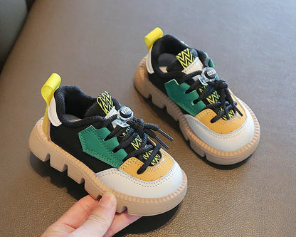 Kids Sports Shoes Spring Autumn 1-6 Years Children Casual Outdoor Sneakers Boys Girls Soft Sole Breathable Running Shoes 21-30